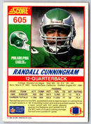 1990 Score Randall Cunningham