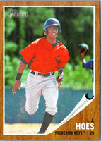 2011 Topps Heritage Minor League L.J. Hoes #134