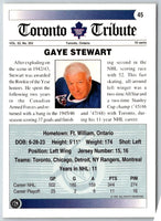 1991 Ultimate Original 6 Gaye Stewart #45