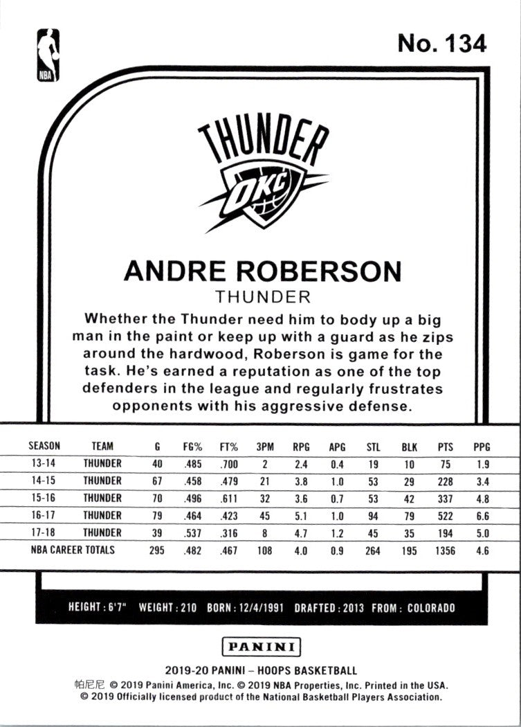 2019 Hoops Andre Roberson