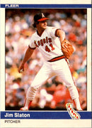 1984 Fleer Update Jim Slaton