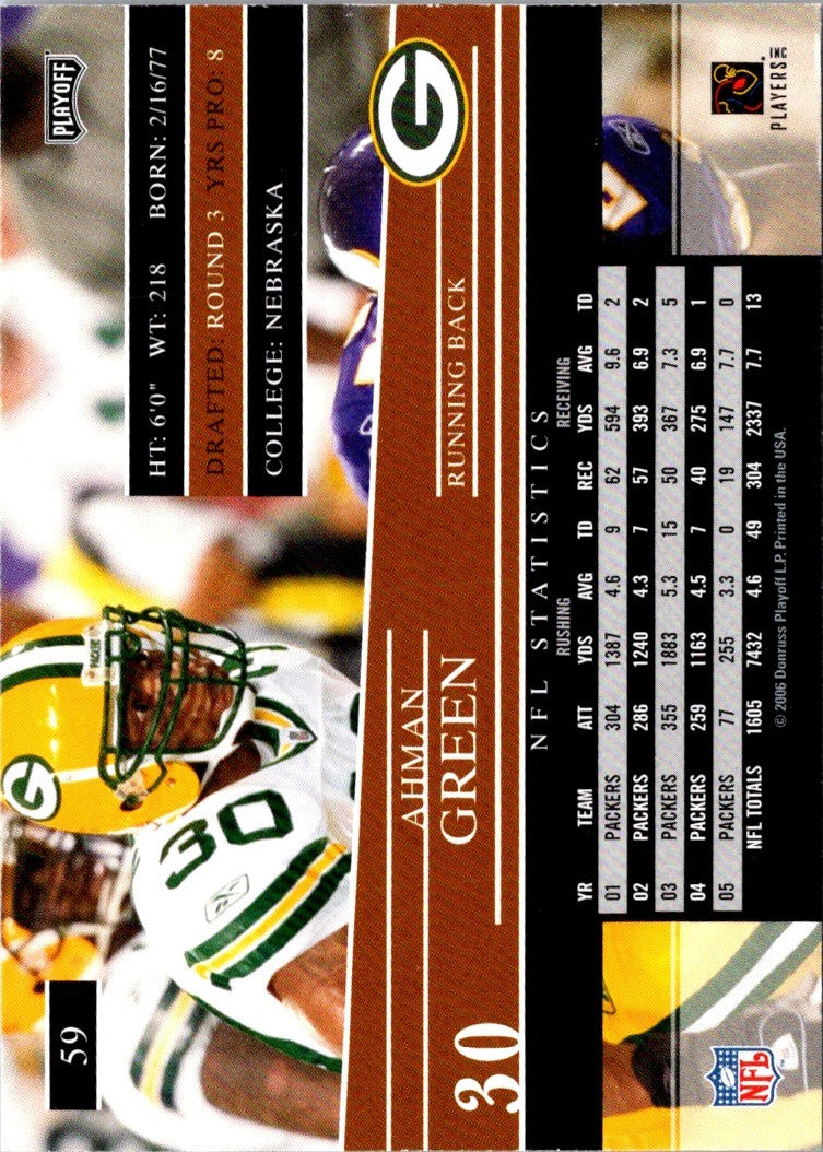 2006 Playoff Prestige Ahman Green