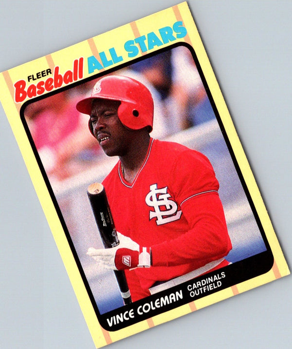 1989 Fleer Vince Coleman #445