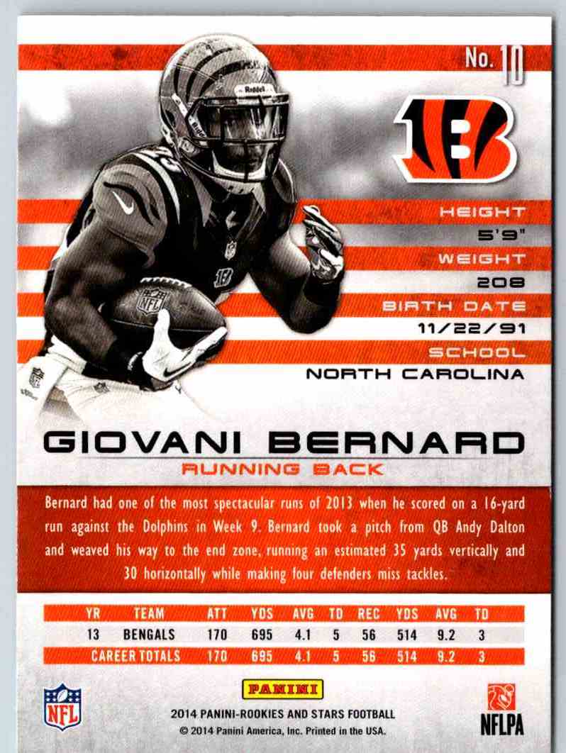 2014 Panini Rookies And Stars Giovani Bernard