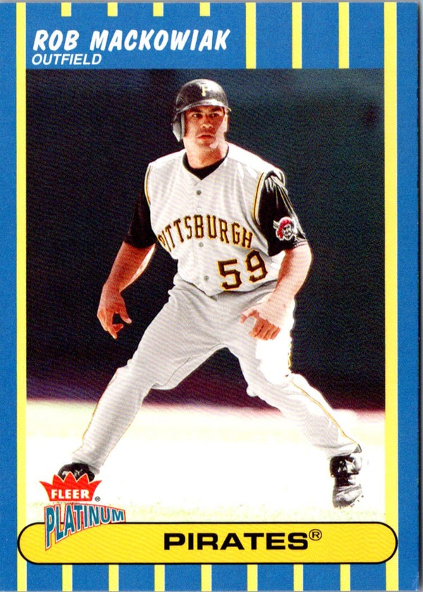 2003 Fleer Platinum Rob Mackowiak #9