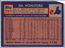 1984 Topps Jim Wohlford