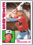 1984 Topps Jim Wohlford
