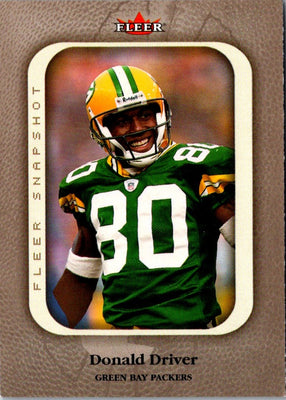 2003 Fleer Snapshot Donald Driver #89
