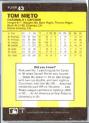 1986 Fleer Tom Nieto