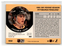1990 Pro Set Jaromir Jagr #632A Rookie
