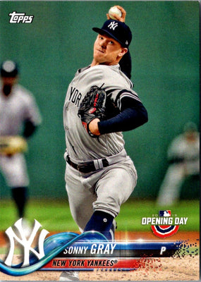 2018 Topps Opening Day Sonny Gray #177