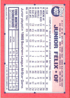1991 Topps Traded Junior Felix #40T