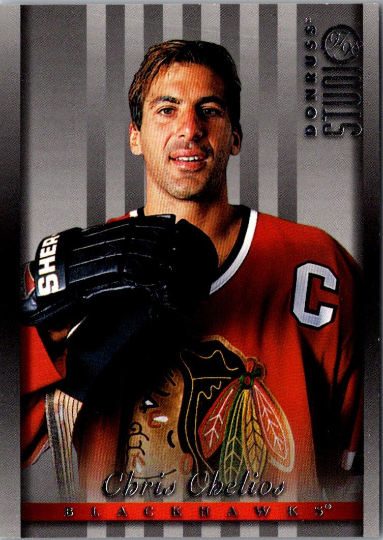 1997 Studio Press Proofs Silver Chris Chelios