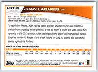 2013 Topps Update Juan Lagares #US199 Rookie