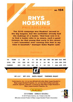 2019 Donruss Holo Orange Rhys Hoskins #104
