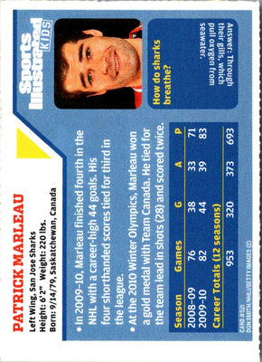 2001 Be a Player Memorabilia Patrick Marleau #173