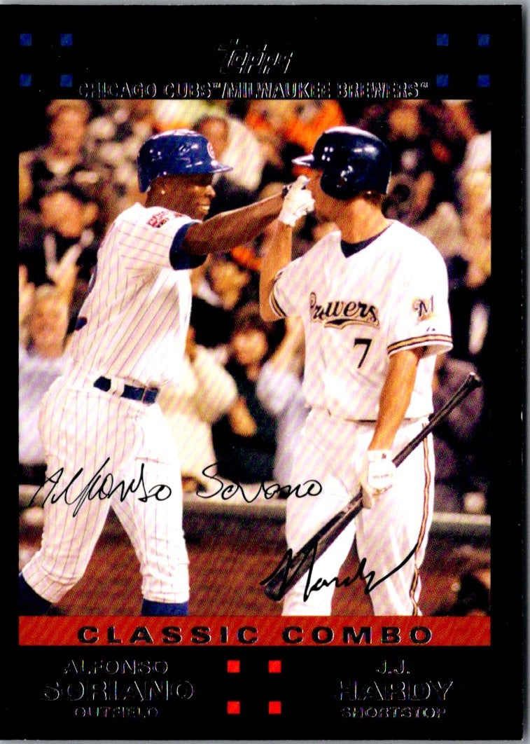 2007 Topps Updates & Highlights Alfonso Soriano/J.J. Hardy