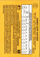 1987 Leaf Cory Snyder #157