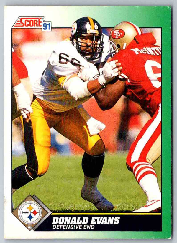 1991 Score Donald Evans #310