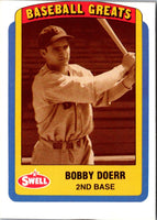 1990 Swell Baseball Greats Bobby Doerr #96