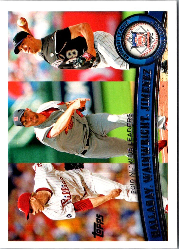 2010 Topps National League Wins Leaders #73