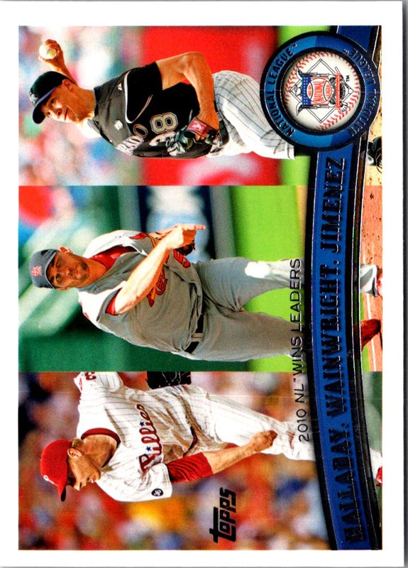 2010 Topps National League Wins Leaders #73