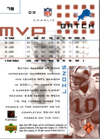 2002 Upper Deck MVP Charlie Batch #79
