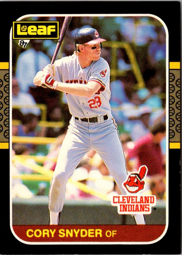 1987 Leaf Cory Snyder #157