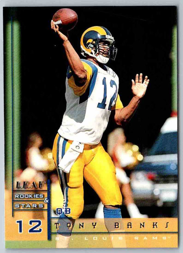 1998 Leaf Rookies And Stars Tony Banks #131