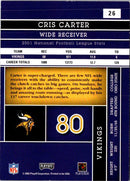 2002 Playoff Absolute Memorabilia Cris Carter