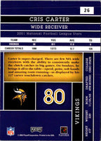 2002 Playoff Absolute Memorabilia Cris Carter #26