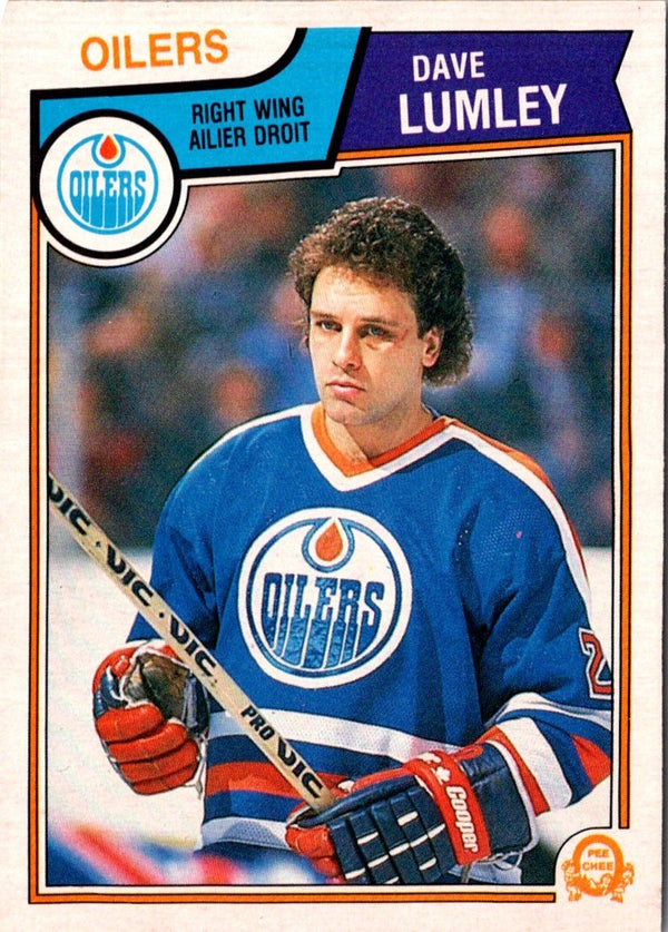 1983 O-Pee-Chee Dave Lumley #38