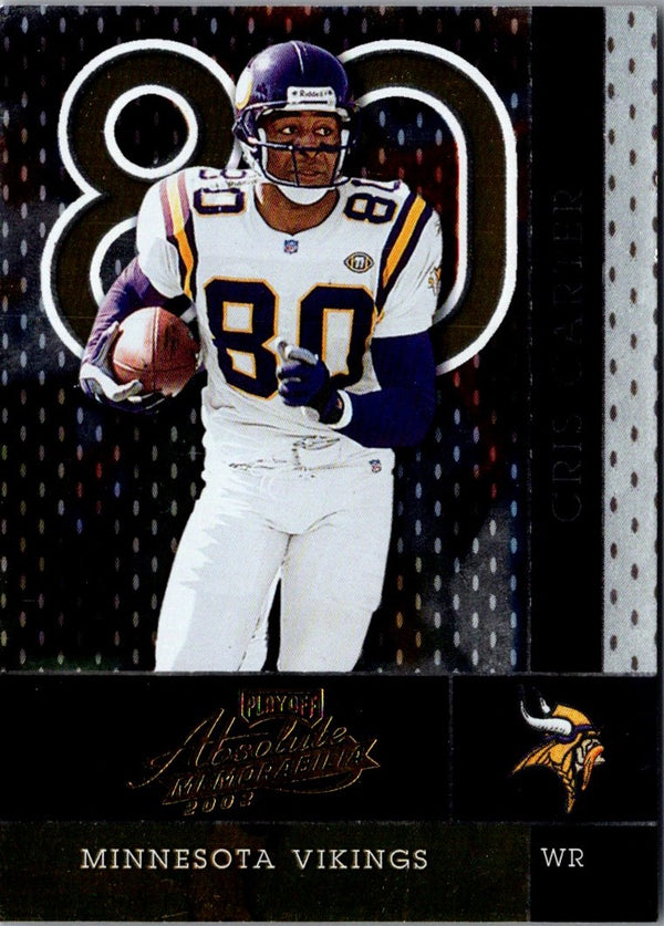 2002 Playoff Absolute Memorabilia Cris Carter #26