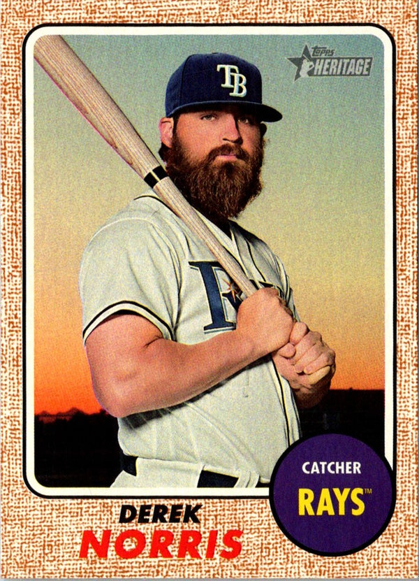 2017 Topps Heritage Derek Norris #631