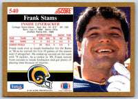 1991 Score Frank Stams #540
