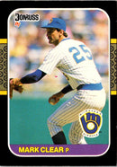 1987 Donruss Mark Clear