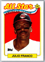 1989 Topps Julio Franco #398
