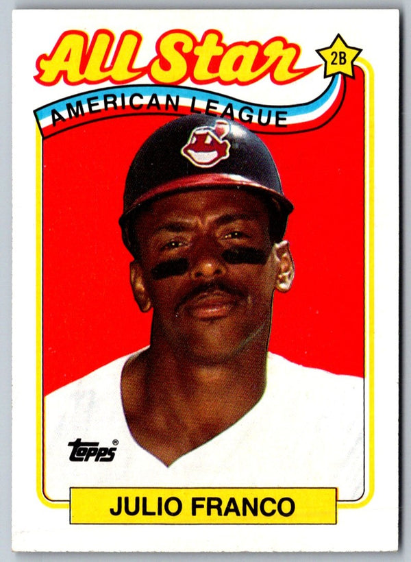 1989 Topps Julio Franco #398