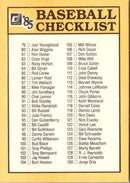 1985 Donruss Checklist 2 (131-234)