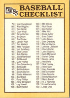 1985 Donruss Checklist 2 (131-234) #2