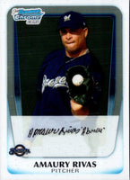2011 Bowman Chrome Prospects Amaury Rivas #BCP27