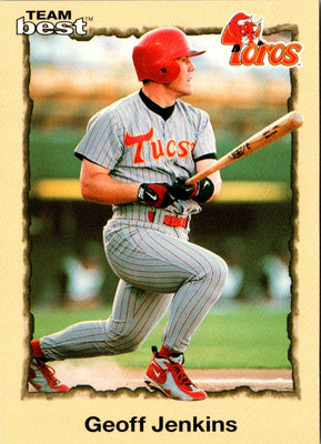 1998 Pacific Omega Rising Stars Geoff Jenkins/Bobby Hughes/Steve Woodard #18