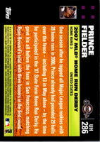 2007 Topps Updates & Highlights Prince Fielder #UH286