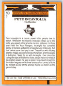 1989 Donruss Diamond King Pete Incaviglia