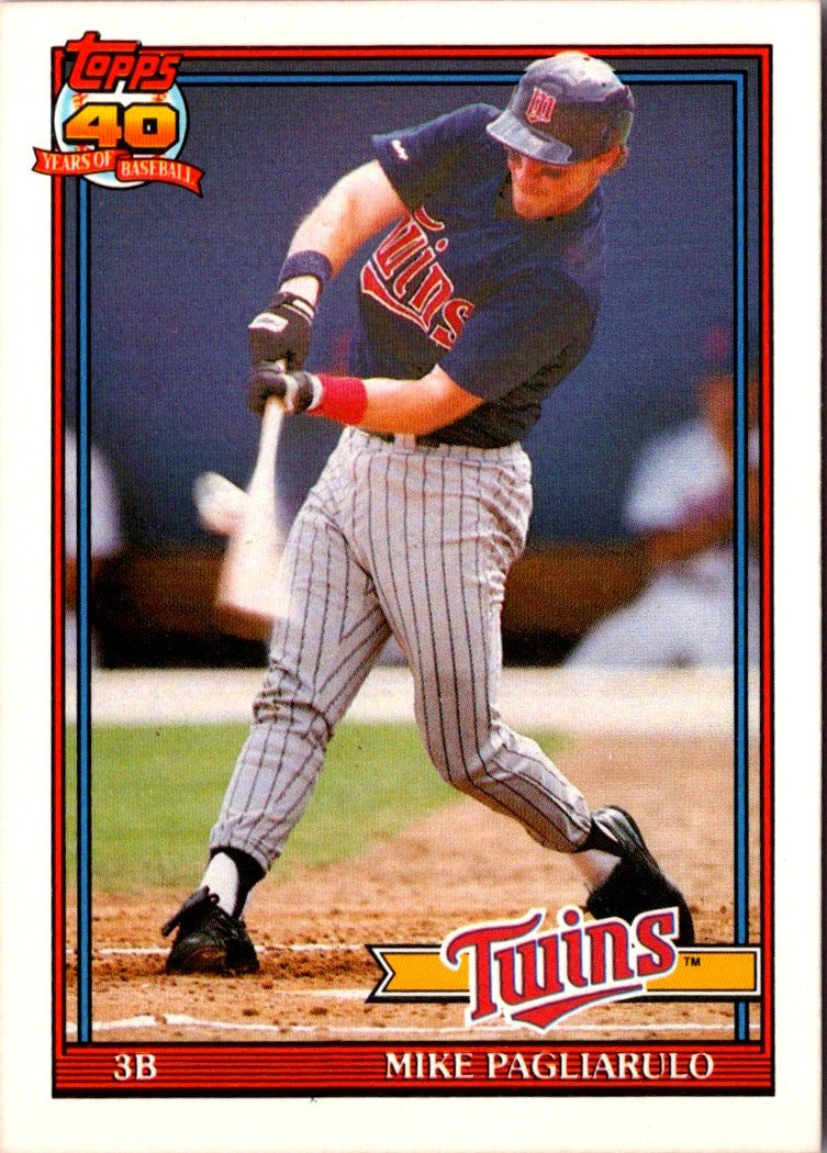 1991 Topps Traded Mike Pagliarulo