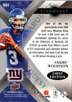 2008 Upper Deck StarQuest Andre Woodson #SQ2