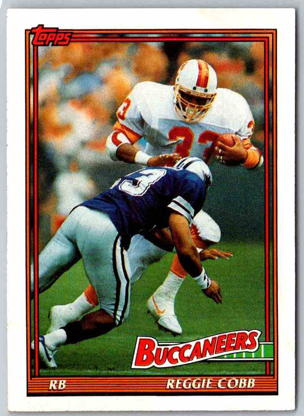 1991 Topps Football Reggie Cobb #489