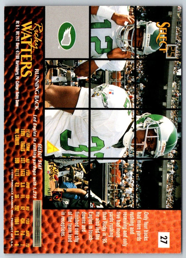 1996 Select Ricky Watters