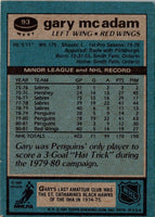 1981 O-Pee-Chee Gary McAdam #93