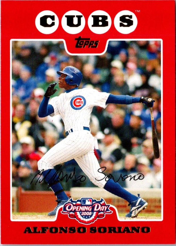 2008 Topps Opening Day Alfonso Soriano #65